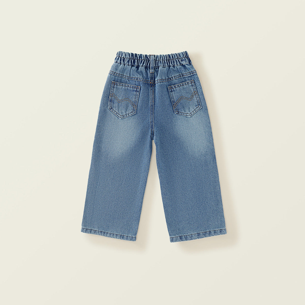 Wide-Leg Denim Jeans