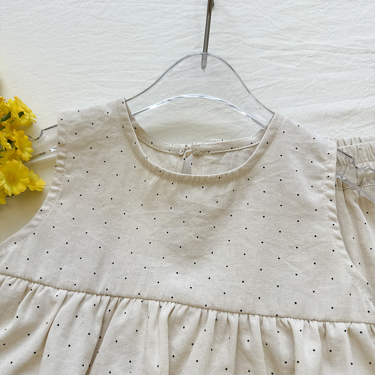 Vintage Lace Tiered Pant Set