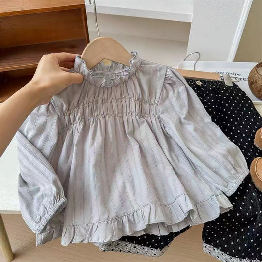 Smocked Ruffle Blouse