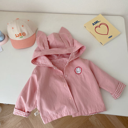 Pink Bunny Jacket: 2 Sided