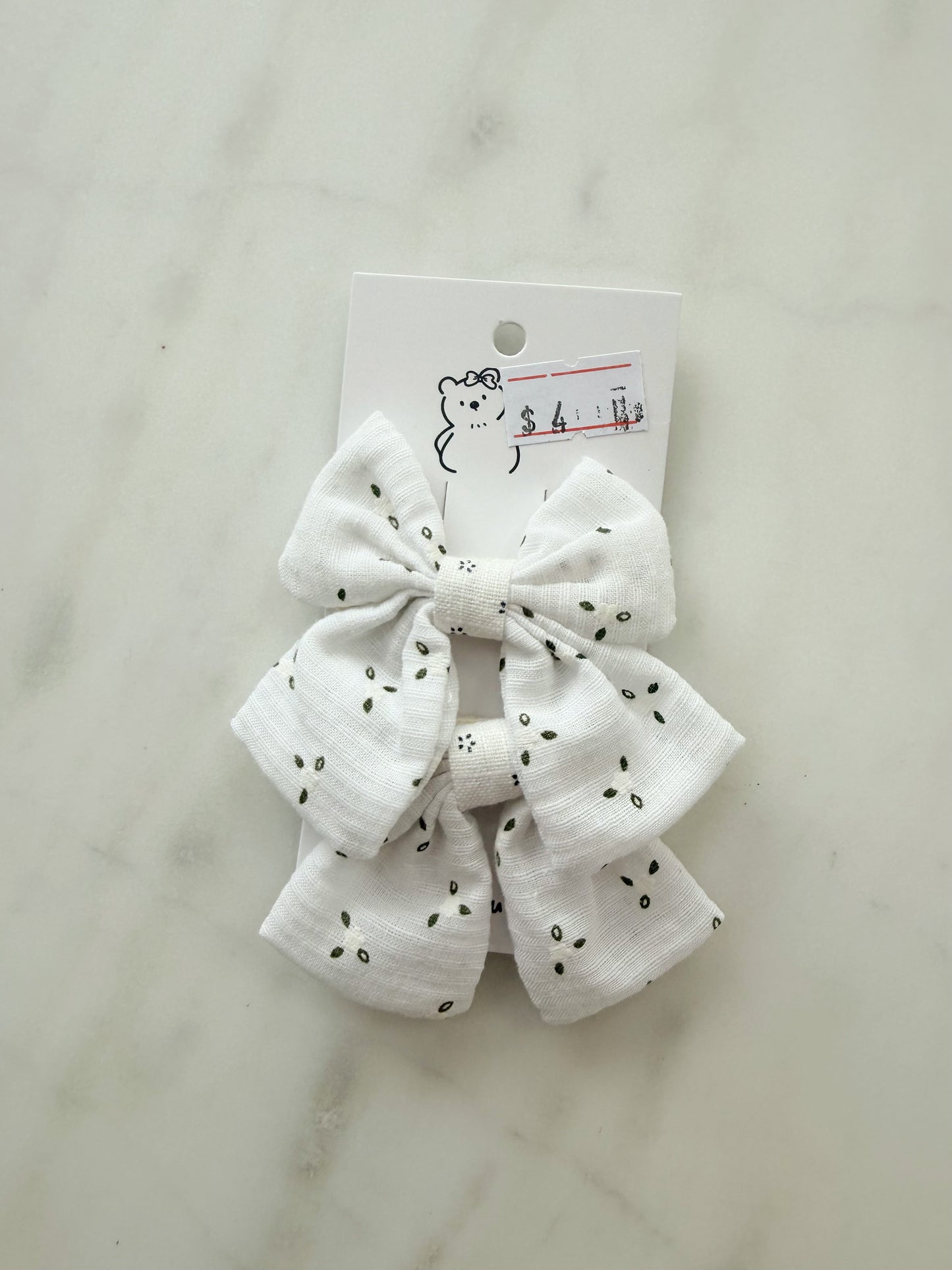 Little Garden Fabric Bows