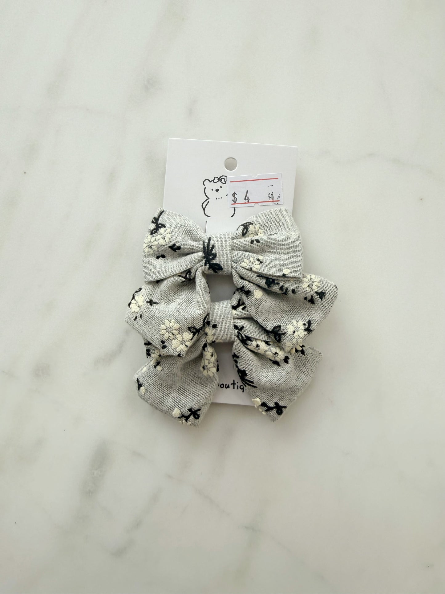 Little Garden Fabric Bows