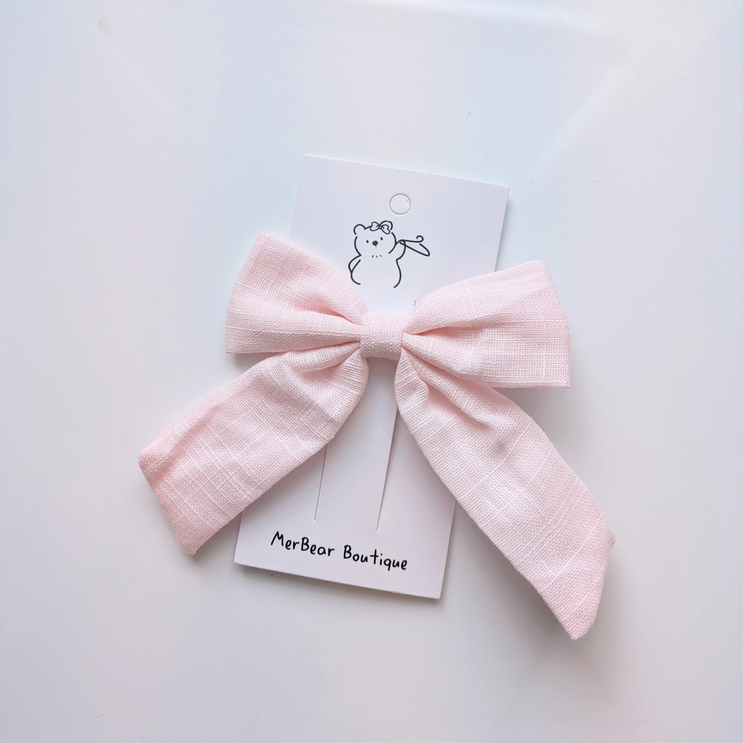 Large Cotton Hair Clips