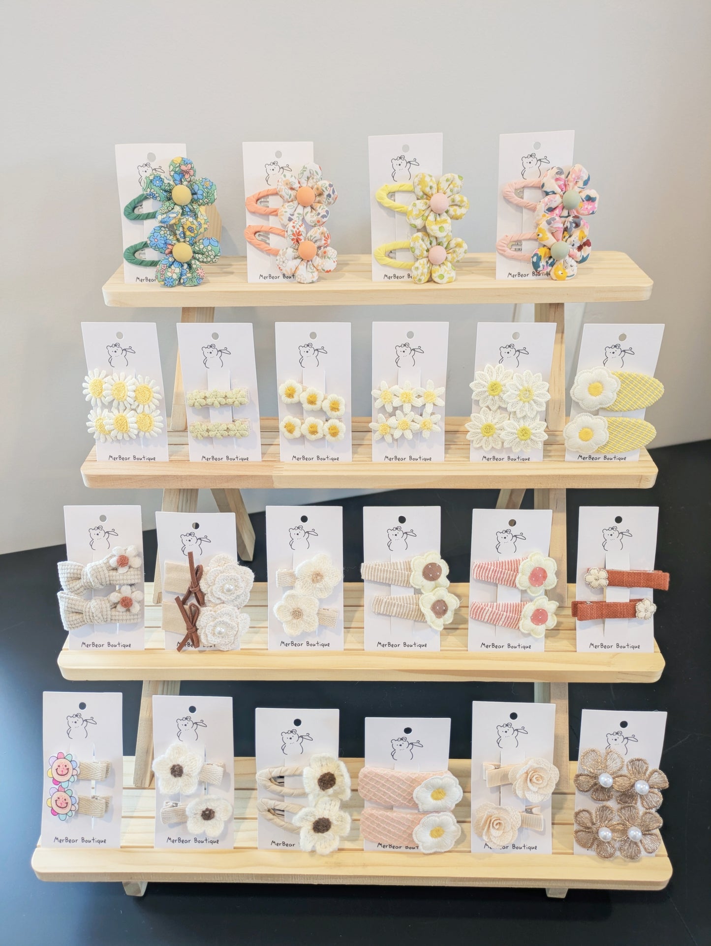 Floral Hair Clips