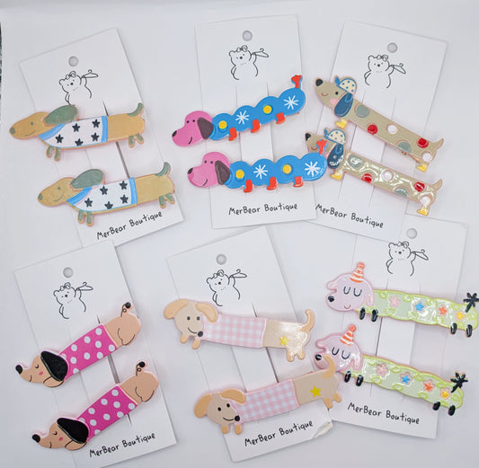 Puppy Hair Clips