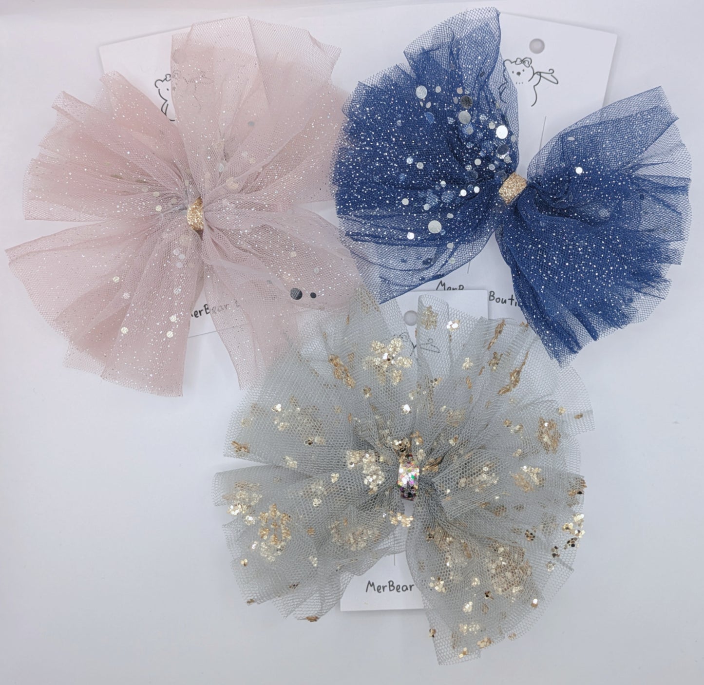 Sparkle Tulle Bows