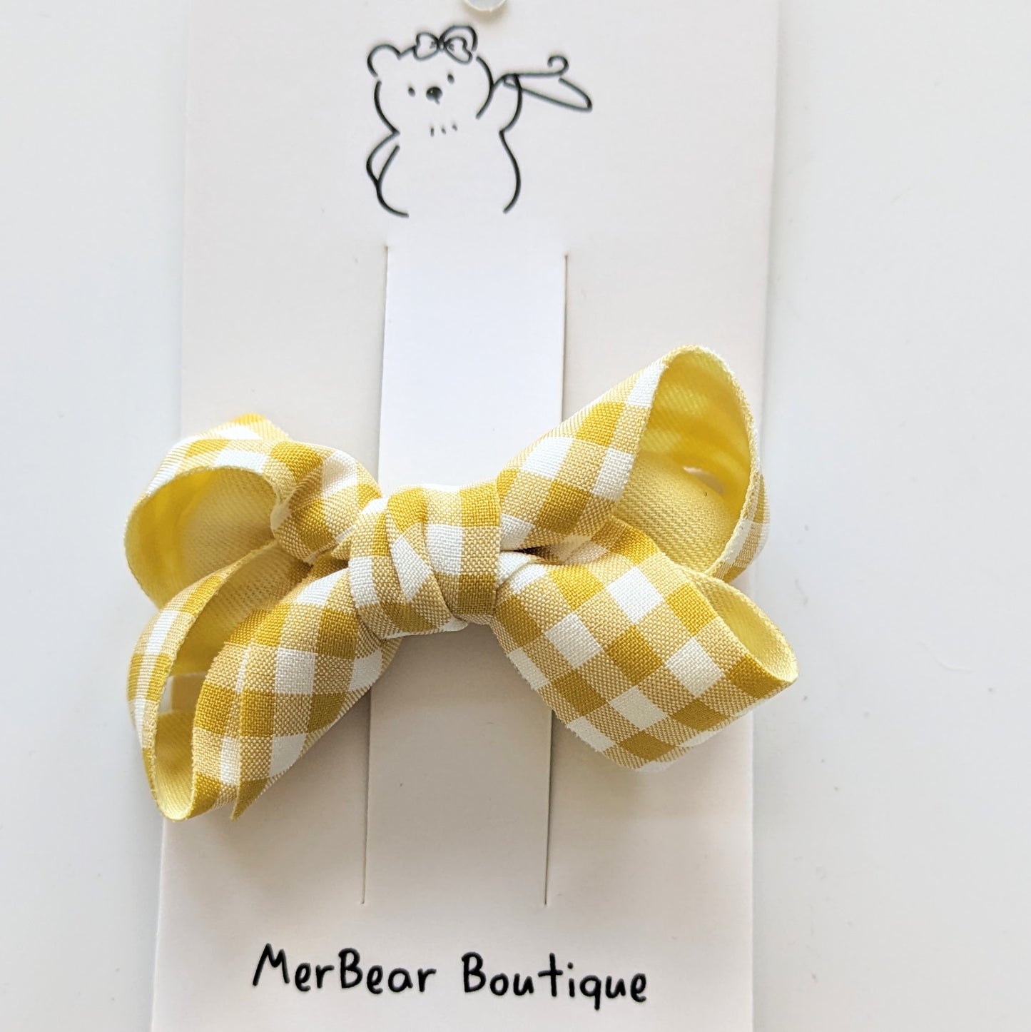 Hair Clips - Yellow