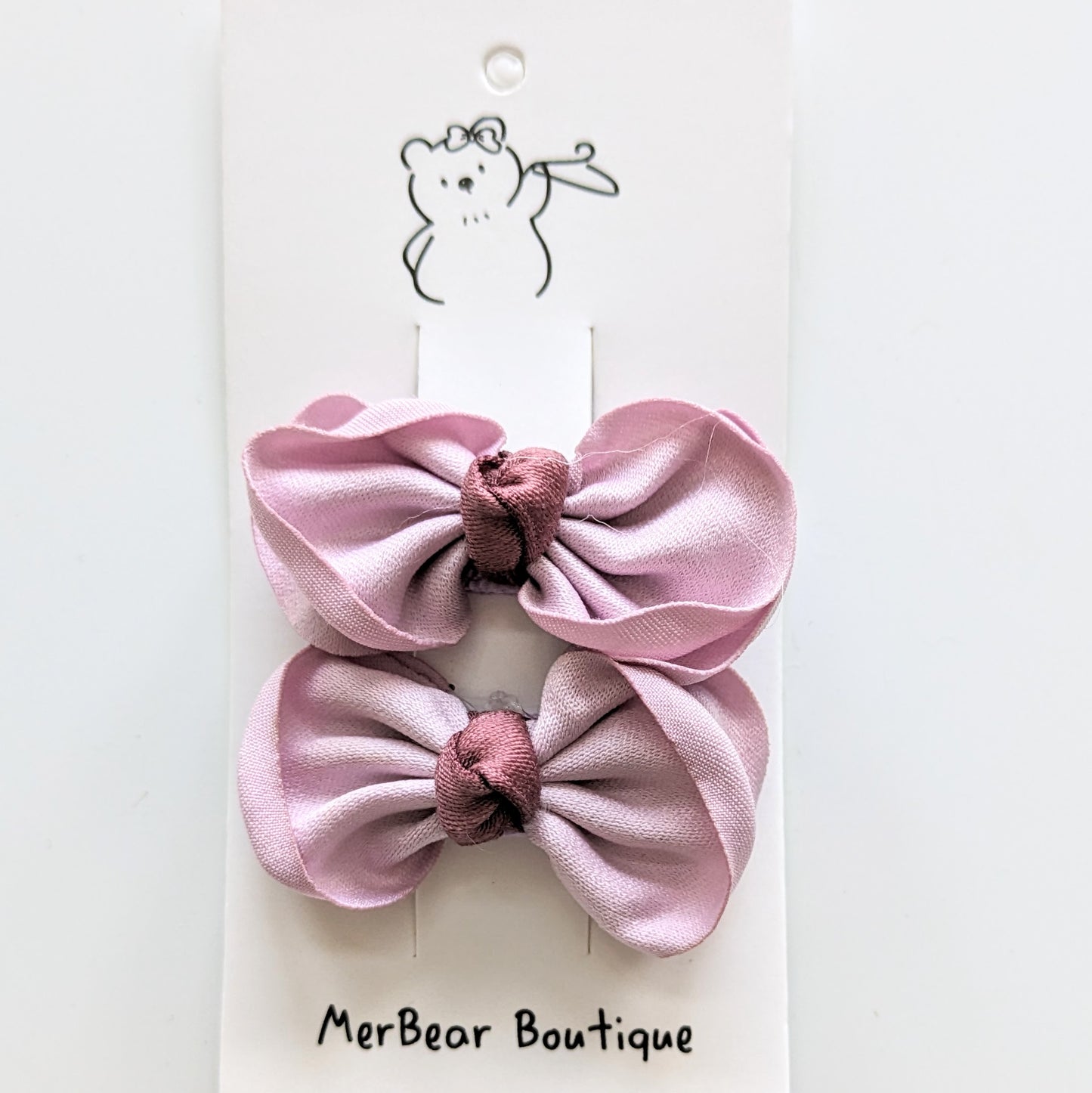 Hair Clips - Purple/Pink