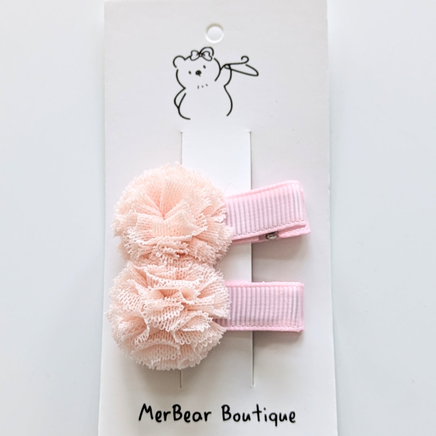 Hair Clips - Pink