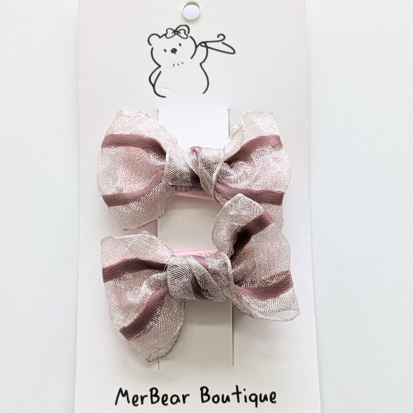 Hair Clips - Pink