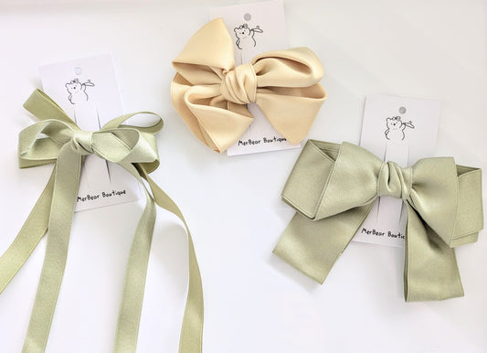 Thick Satin Bows