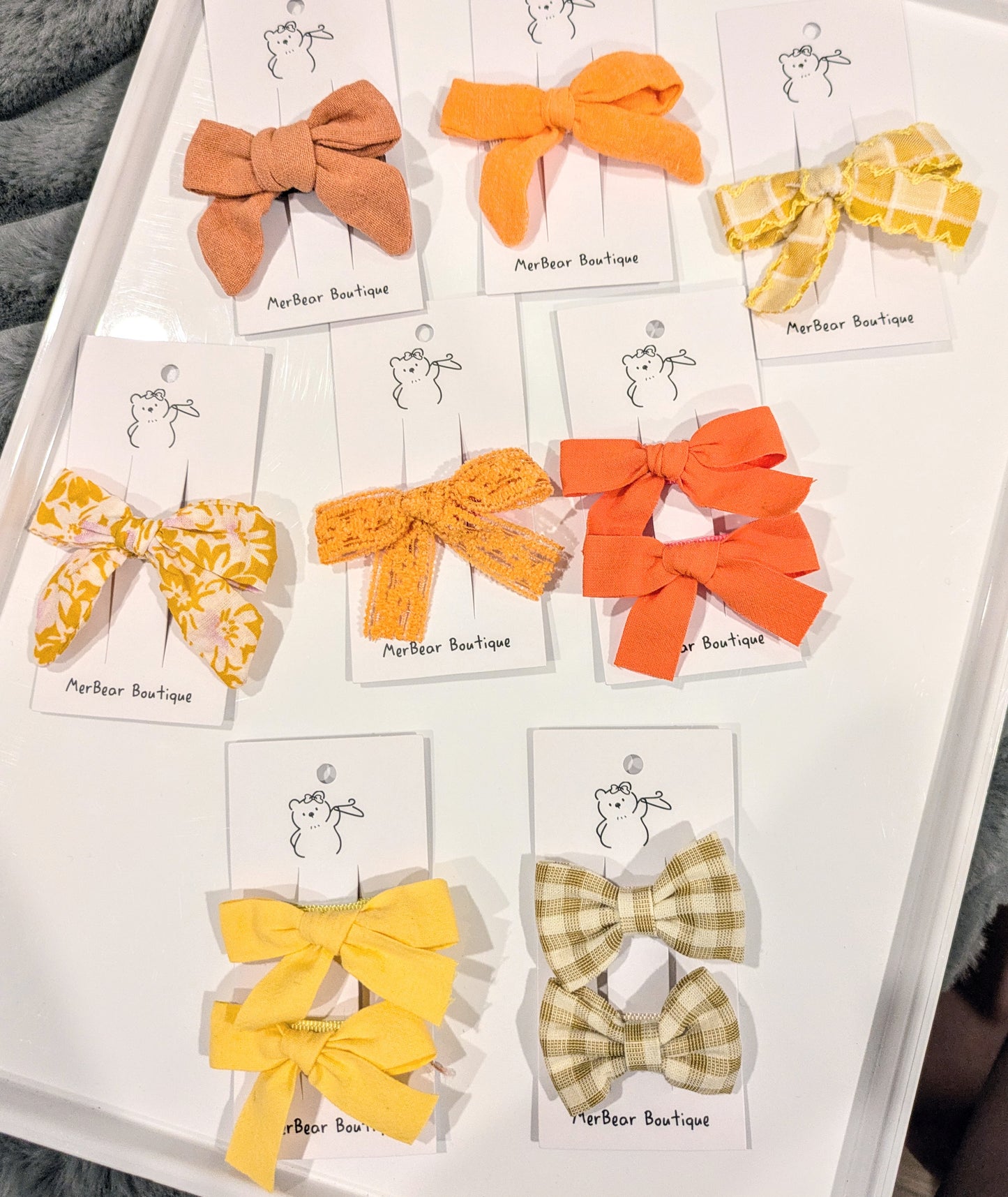 Orange Bows