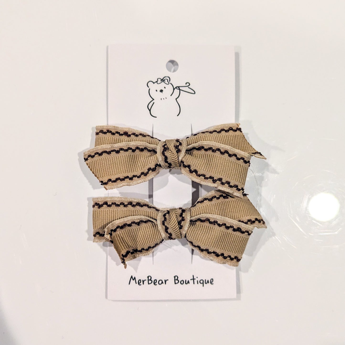 Hair Bows - Neutral