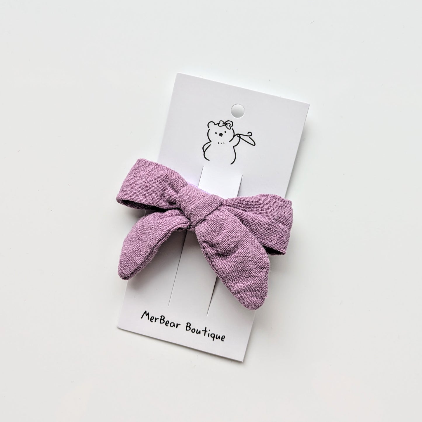 Purple Hair Bows