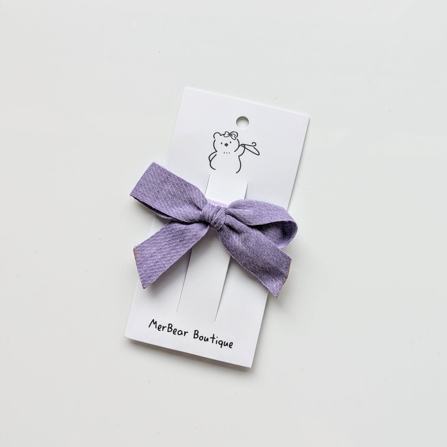 Purple Hair Bows