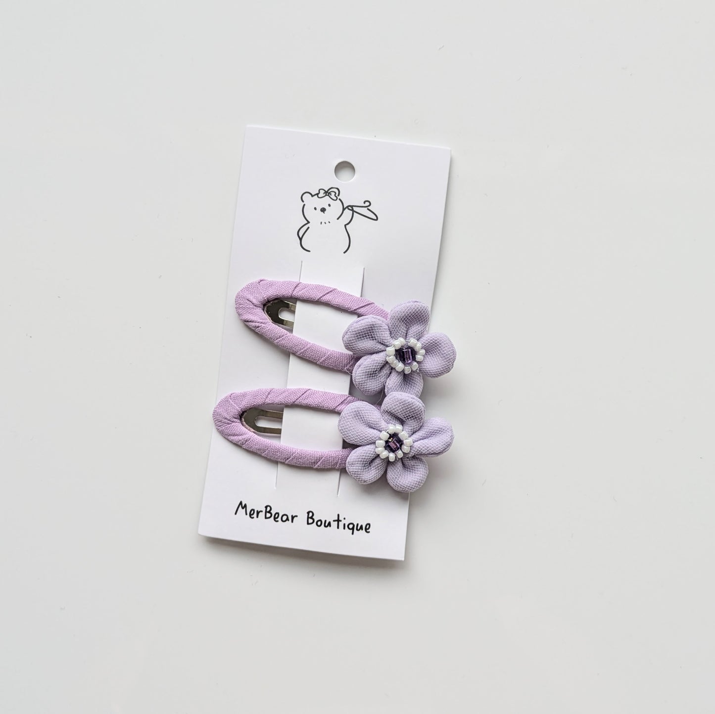 Purple Hair Bows