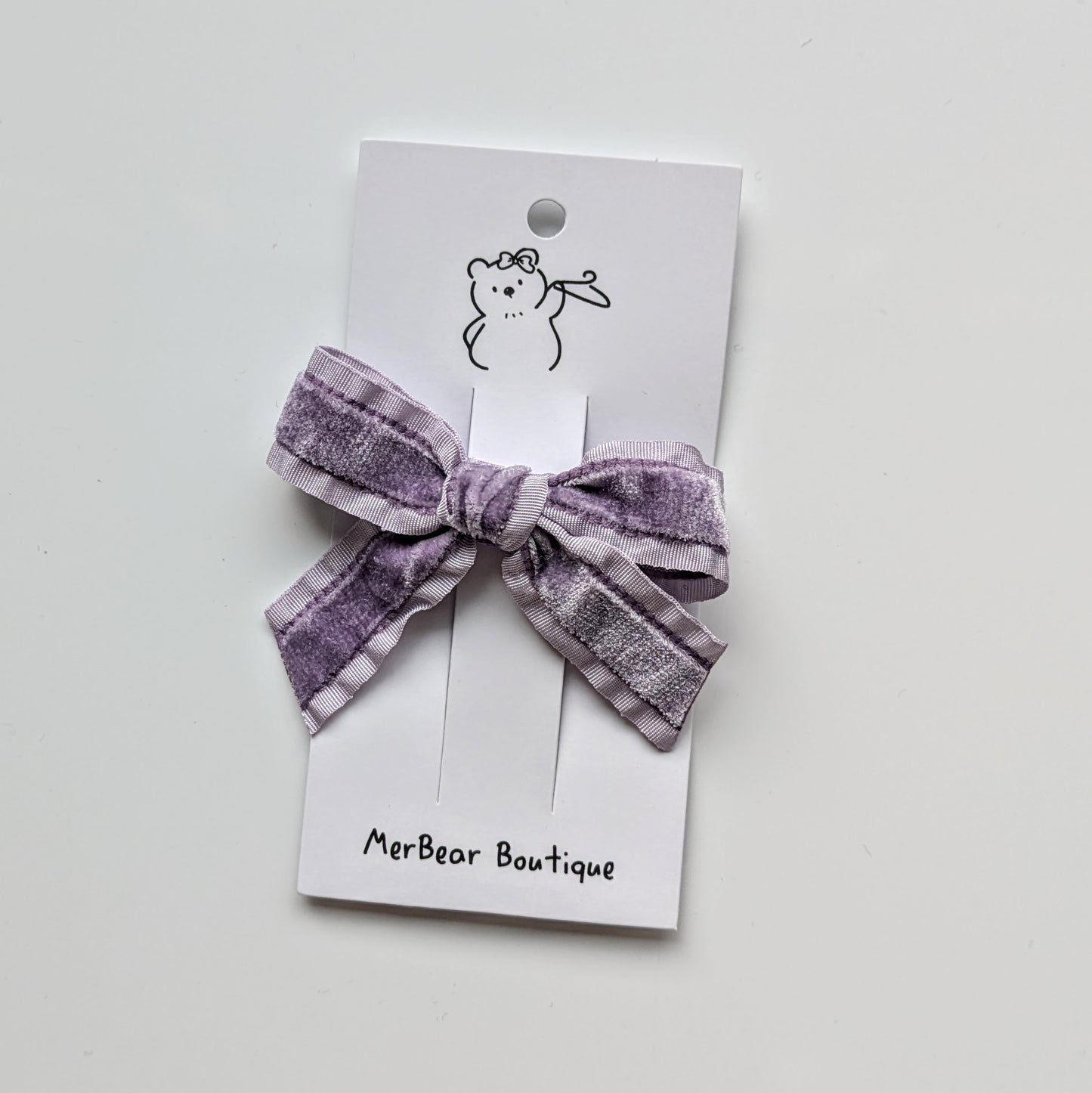 Purple Hair Bows