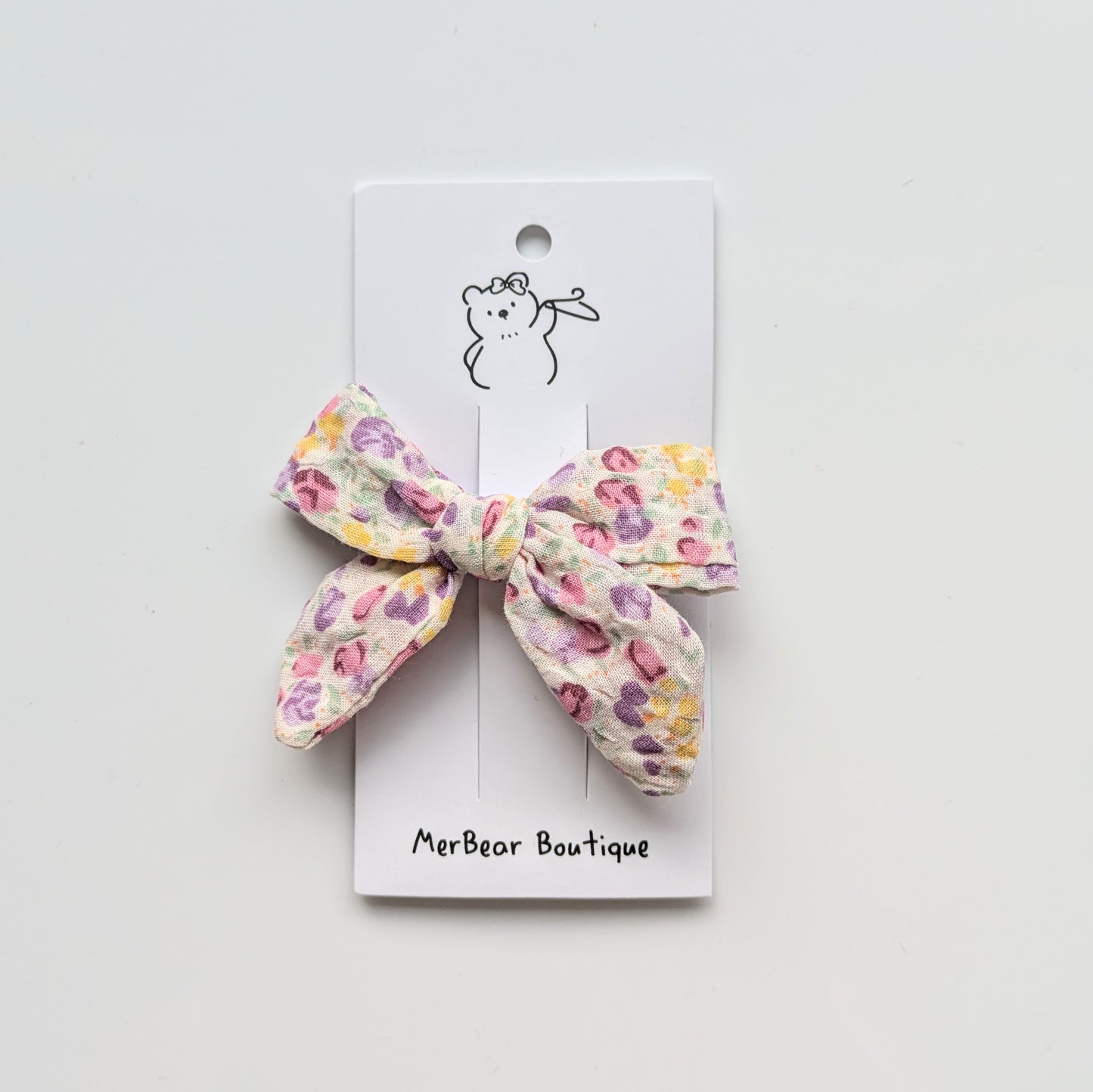 Purple Hair Bows