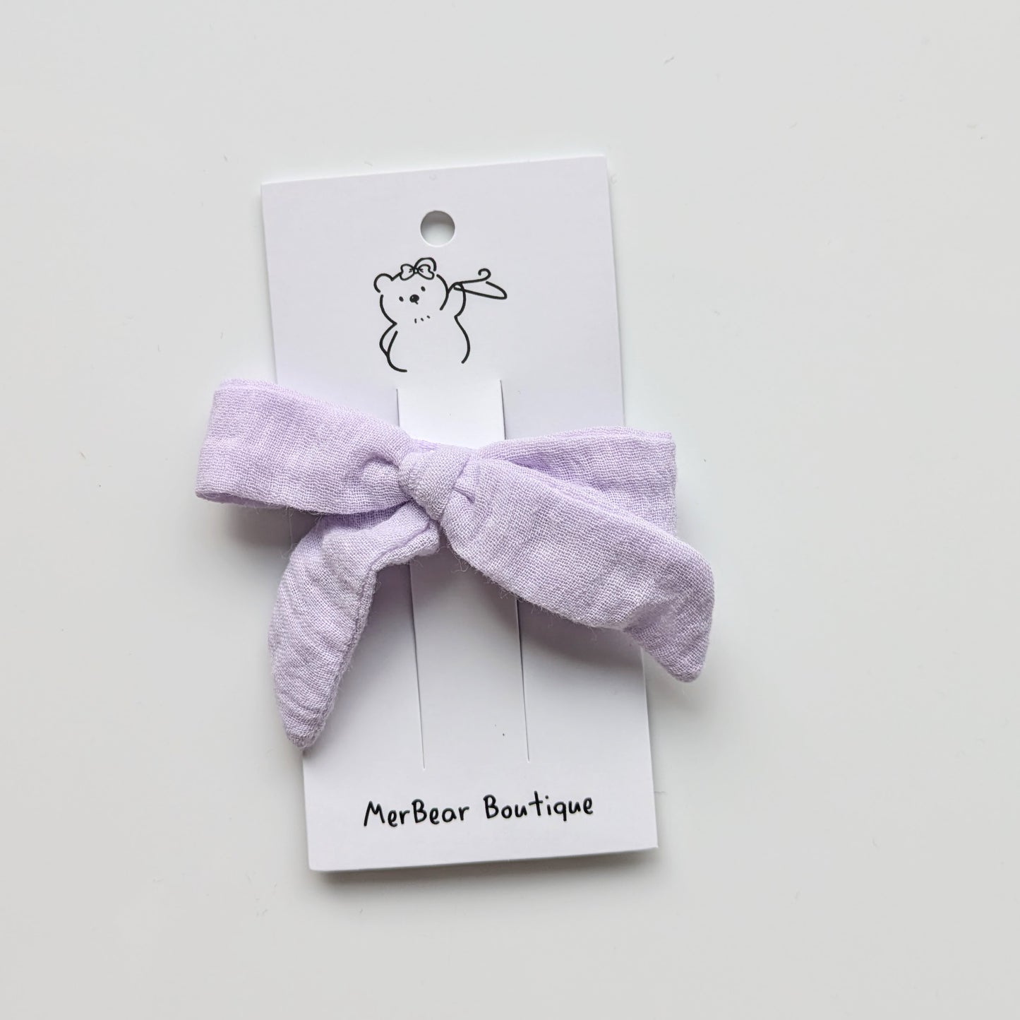 Purple Hair Bows