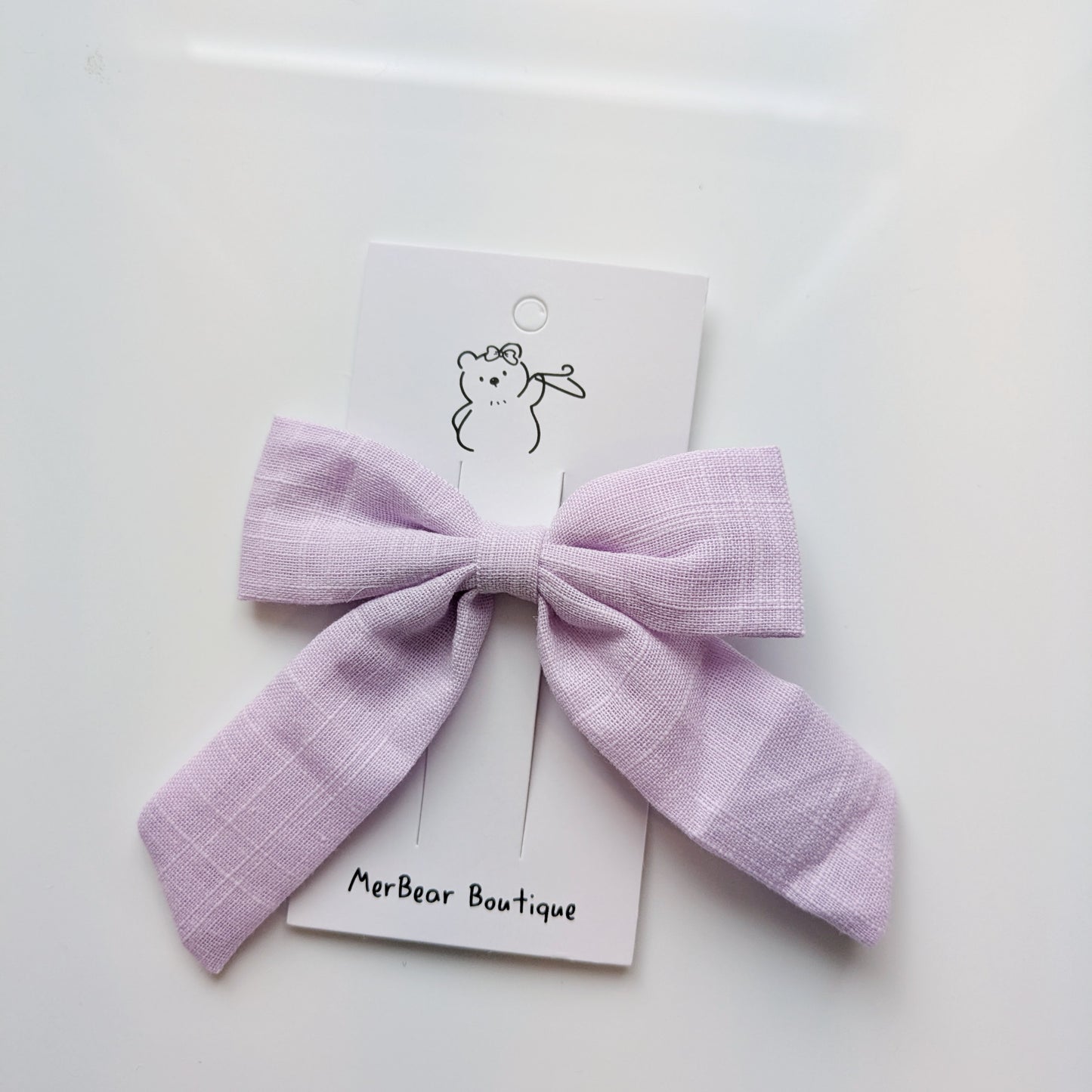 Large Cotton Hair Clips