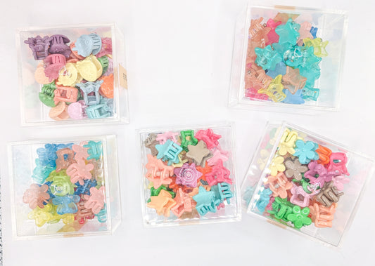 Mini Pastel Hair Claw Set