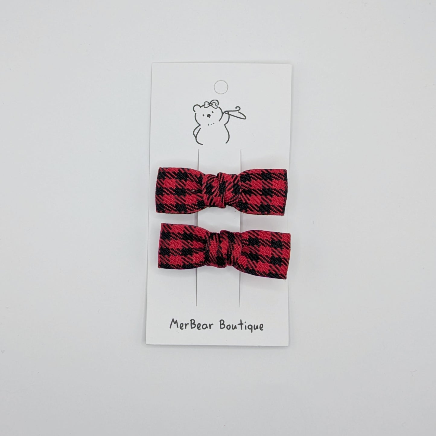 Festive Bow Hair Clip Sets (Set of 2)
