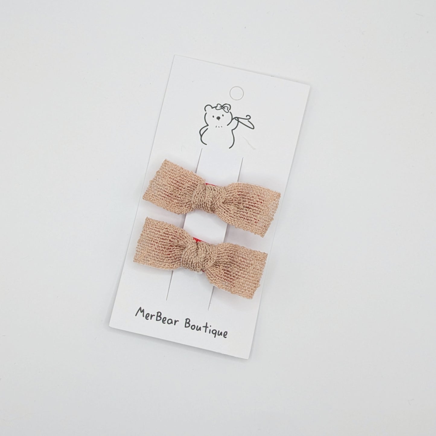 Festive Bow Hair Clip Sets (Set of 2)